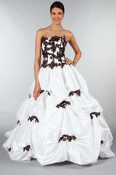 Robe de mariée ivoire chocolat