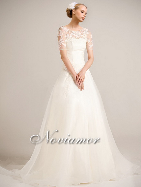 Robe de mariée manche