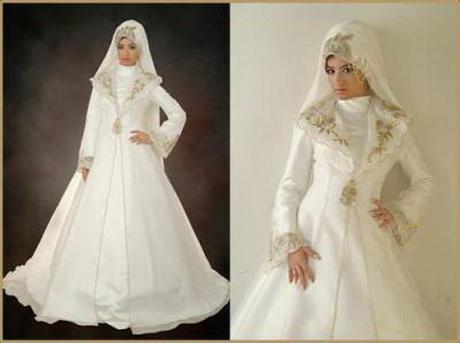 Robe de mariee avec hijab