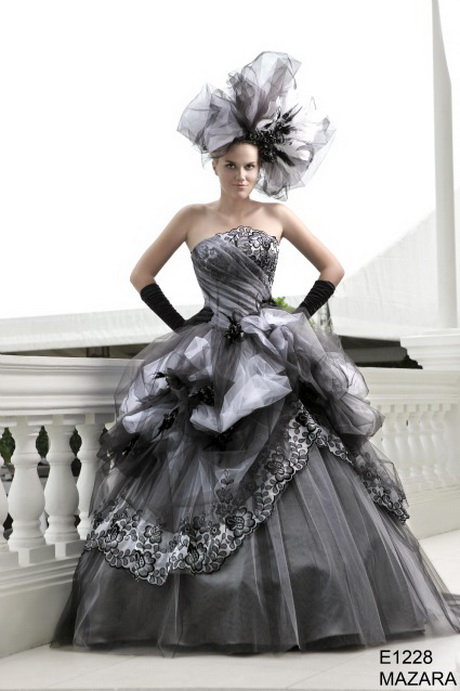 Robe de mariee gothique