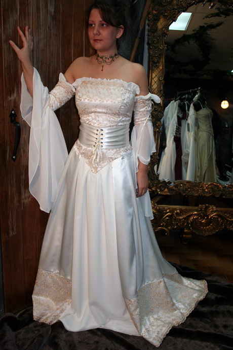 Robe de mariee medievale