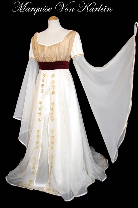 Robe de mariee medievale