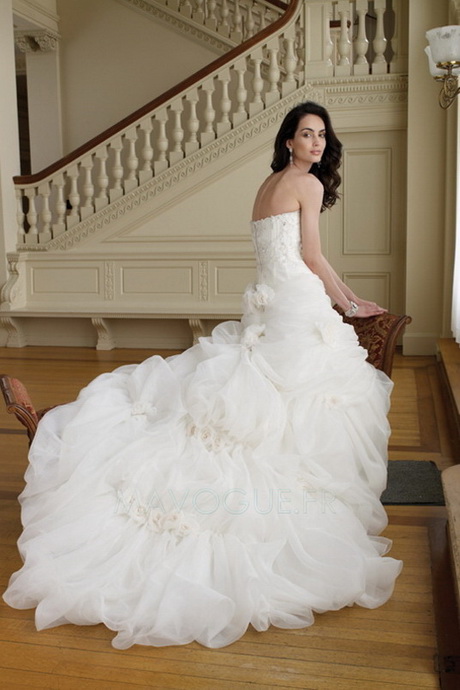 Robe de mariee organza