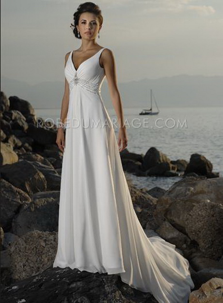 Robe de mariee plage