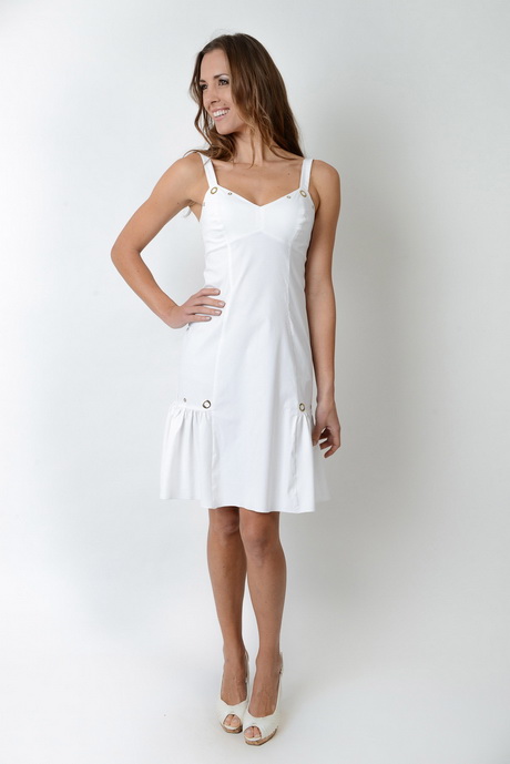 Robe de plage blanche