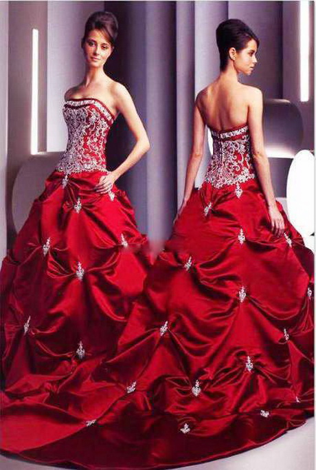 Robe de princesse rouge