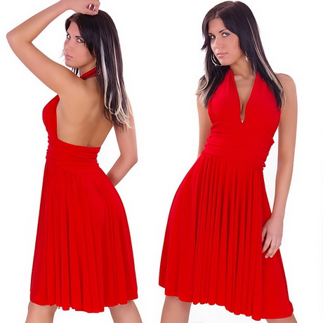 Robe de salsa rouge