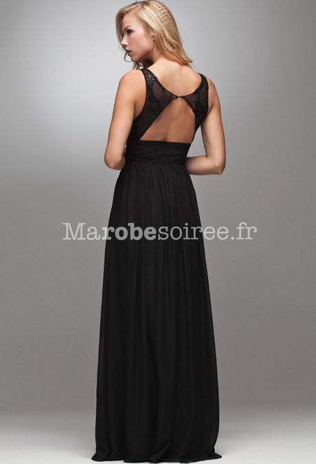 Robe de soirée dos nu