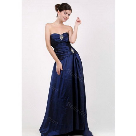 Robe de soirée longue bleu