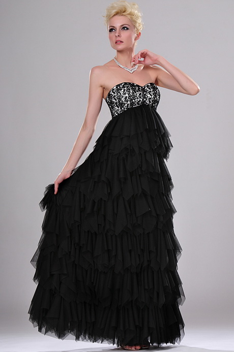 Robe de soirée longue noire