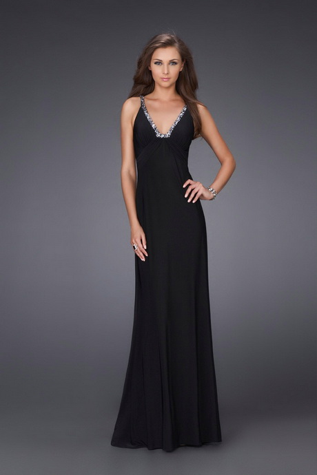 Robe de soirée longue noire