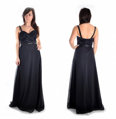 Robe de soirée longue noire