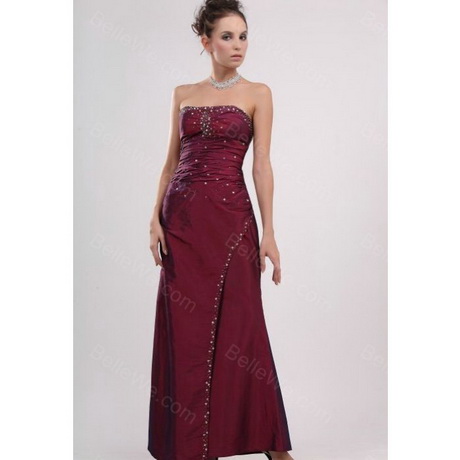 Robe de soirée satin longue