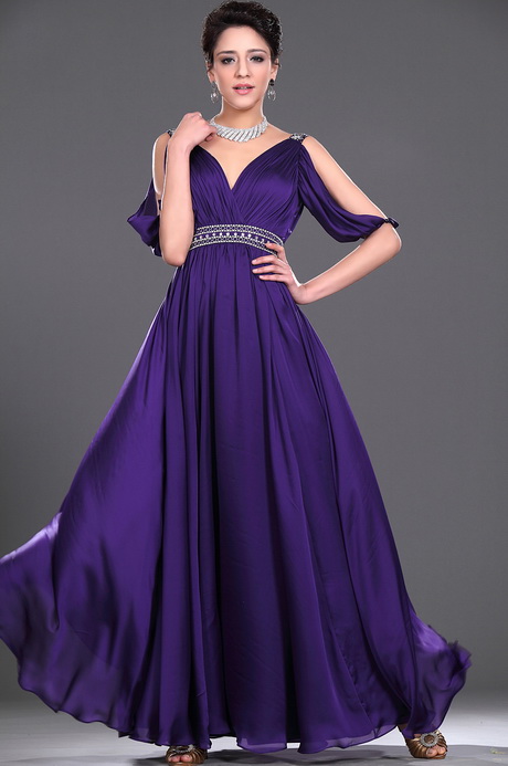 Robe de soirée satin longue