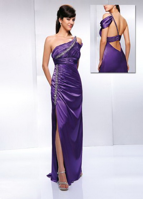 Robe de soirée violette