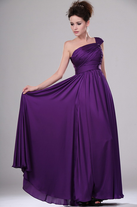 Robe de soirée violette