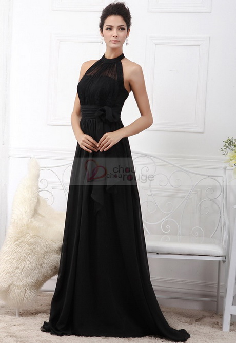 Robe de soiree longue noir