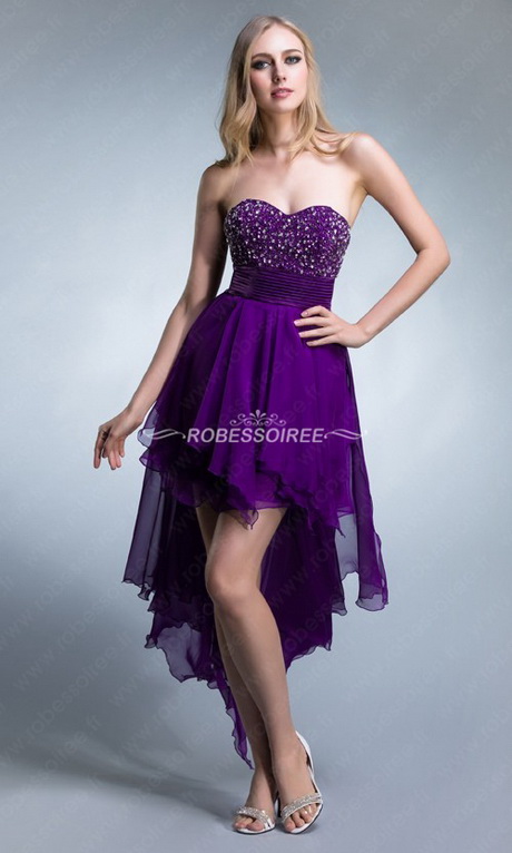 Robe de soiree mauve