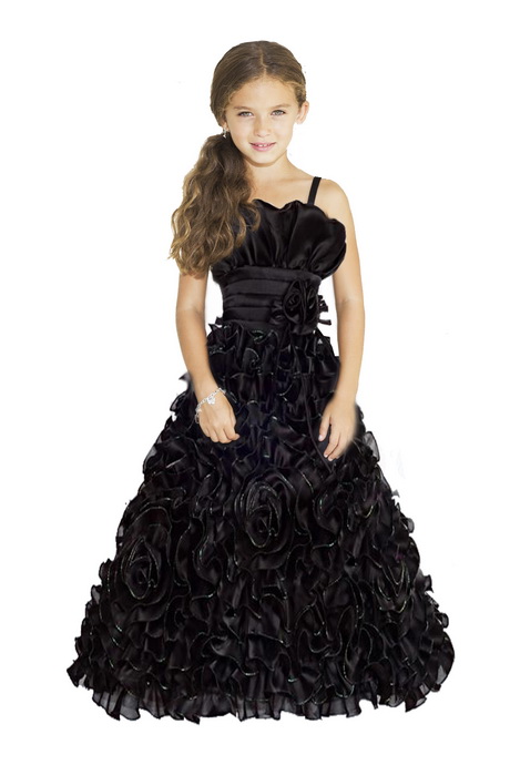 robe de soiree noir pour fille nom du modÃ¨le : mille roses ...