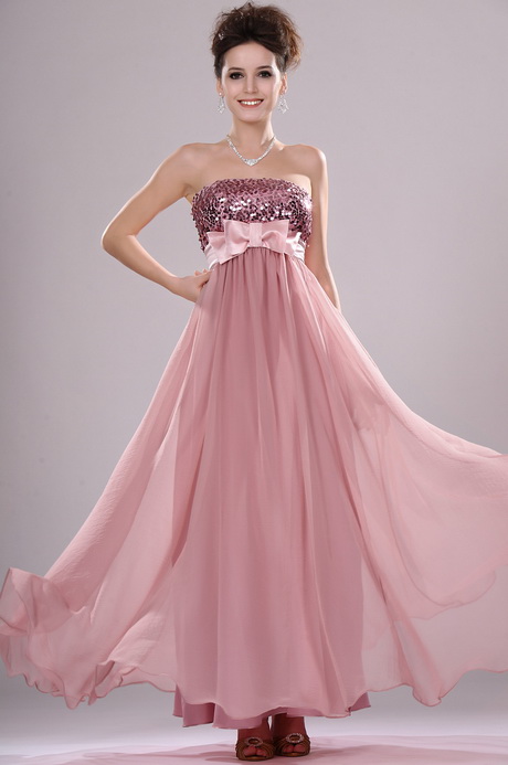 Robe de soiree rose