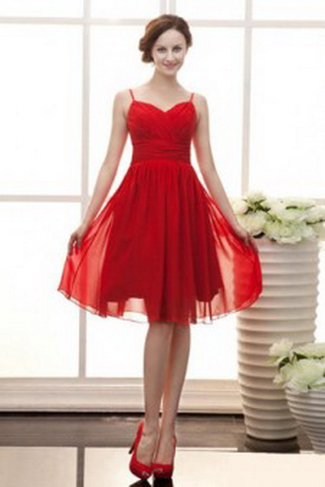 Robe demoiselle d honneur rouge