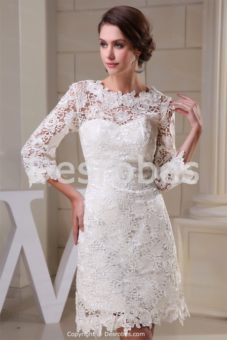 Robe dentelle courte