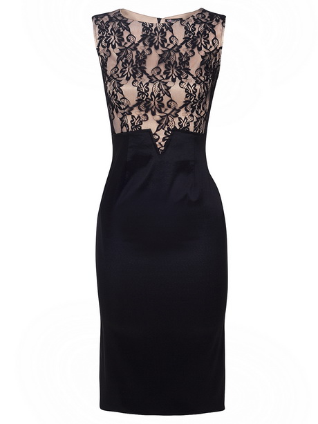 Robe dentelle noire