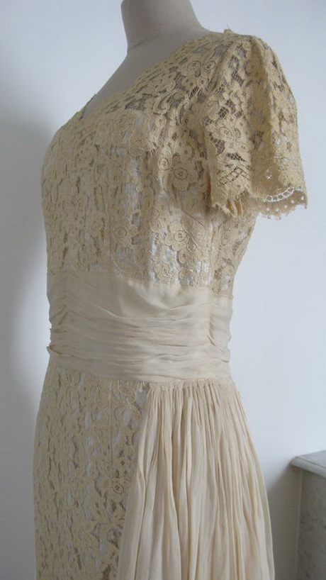 Robe dentelle vintage