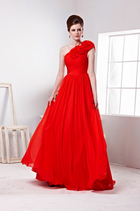 Robe du soir rouge