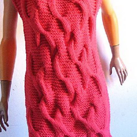 Robe en tricot femme