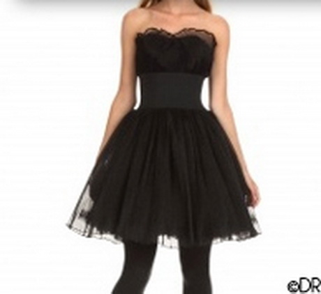 Robe en tulle noire