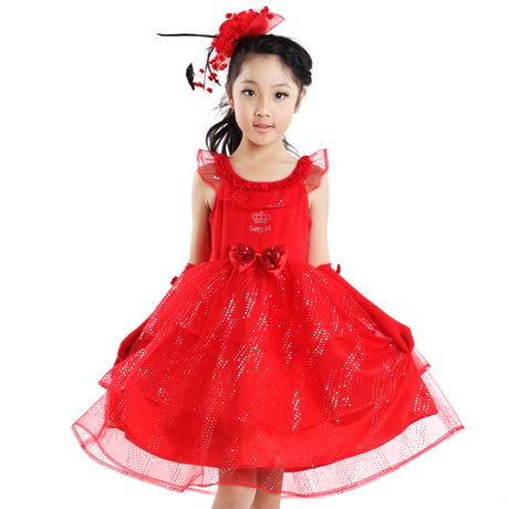 Robe enfant rouge