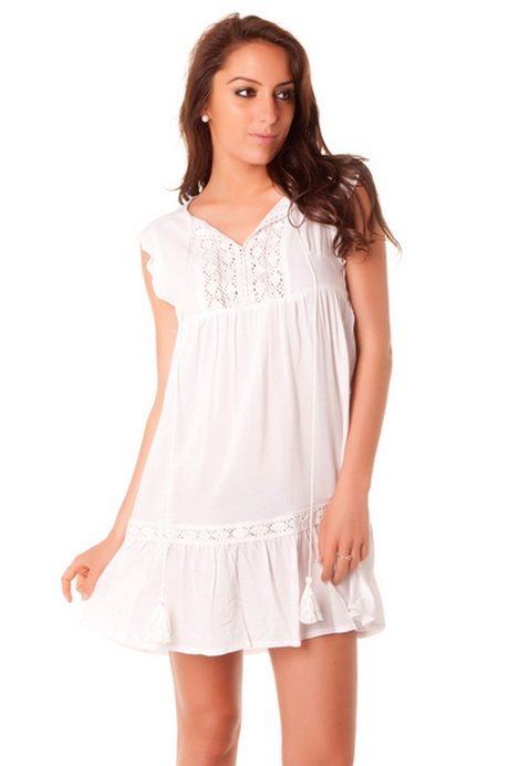 Robe ete blanche