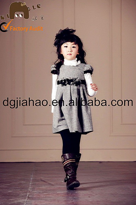 Robe fille hiver