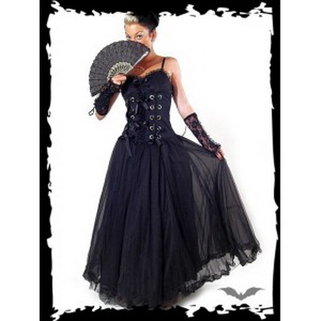 Robe gothique noire