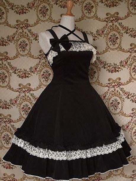 Robe gothique noire