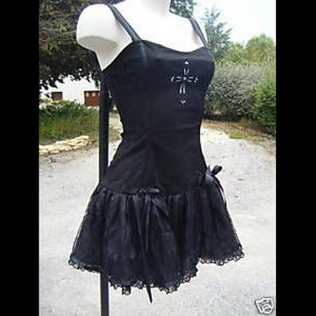 Robe gothique noire