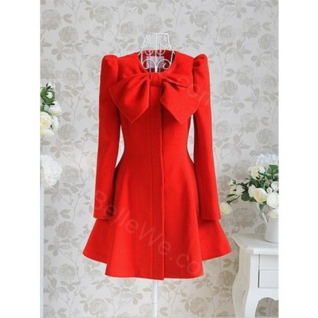 Robe laine rouge