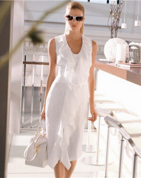 Robe lin blanche