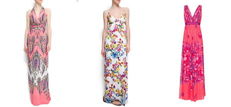 Robe longue a fleurs