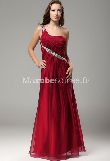 Robe longue asymétrique