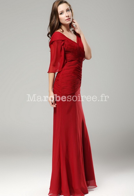 Robe longue avec manche longue