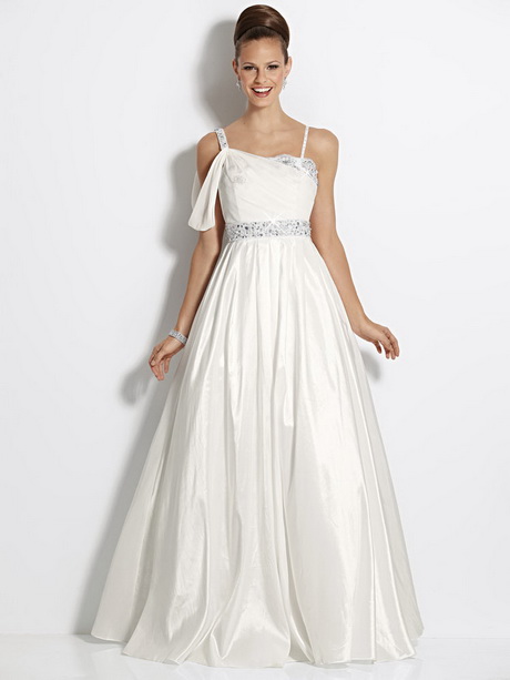 Robe longue de ceremonie de mariage