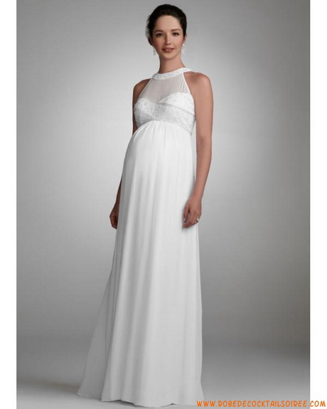 Robe longue enceinte