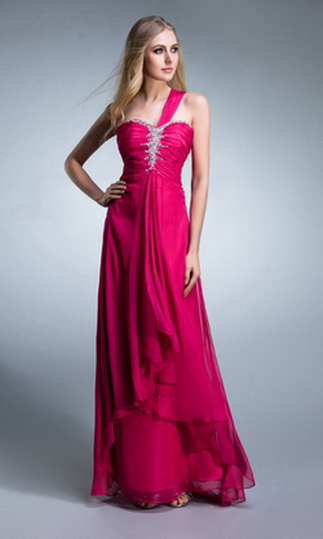 Robe longue fushia