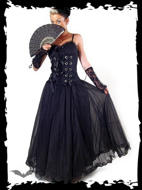 Robe longue gothique