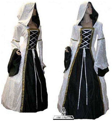 Robe longue gothique