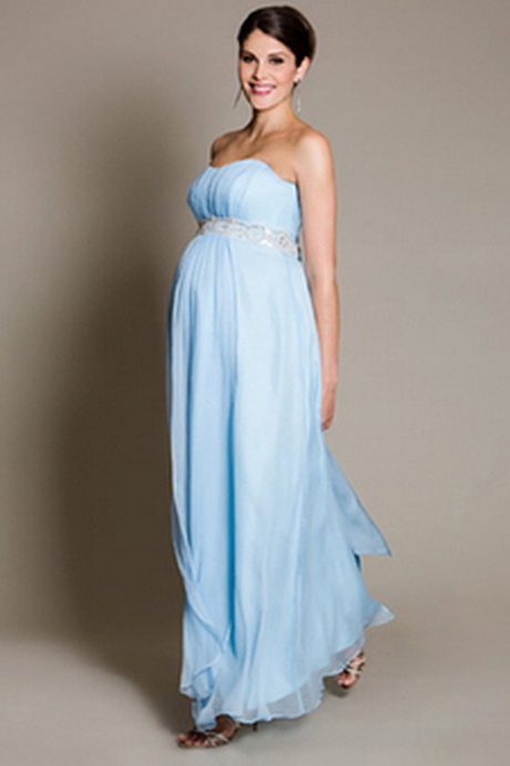 Robe longue grossesse pour ceremonie