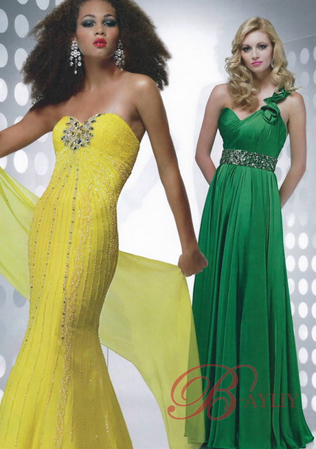 Robe longue verte