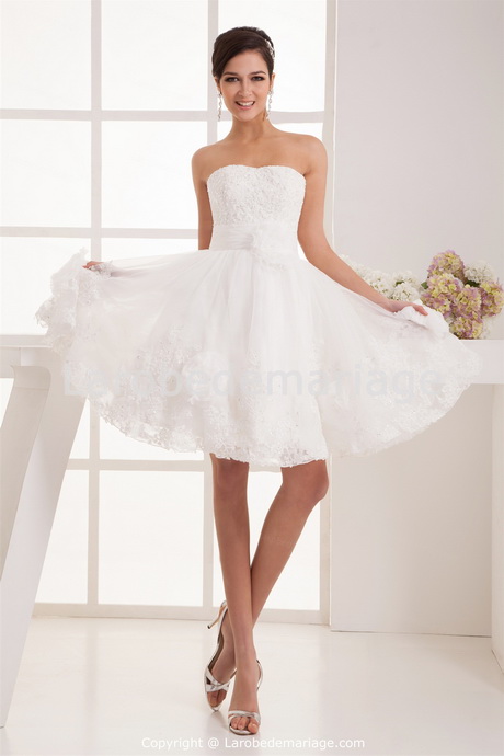 Robe mariage courte